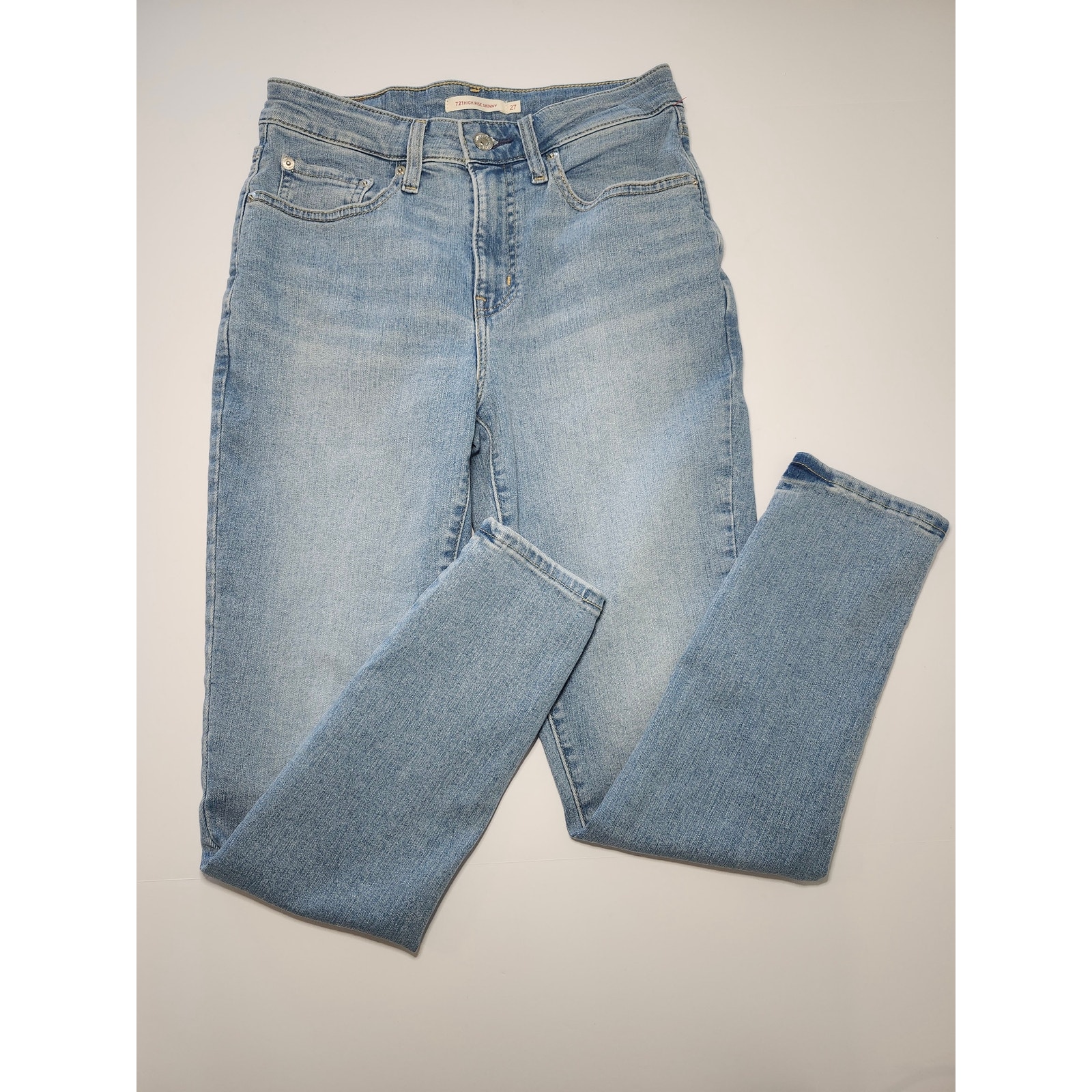 Levi's 721 High Rise Skinny Jeans Light Wash Size 27 Casual Skinny Women’s
